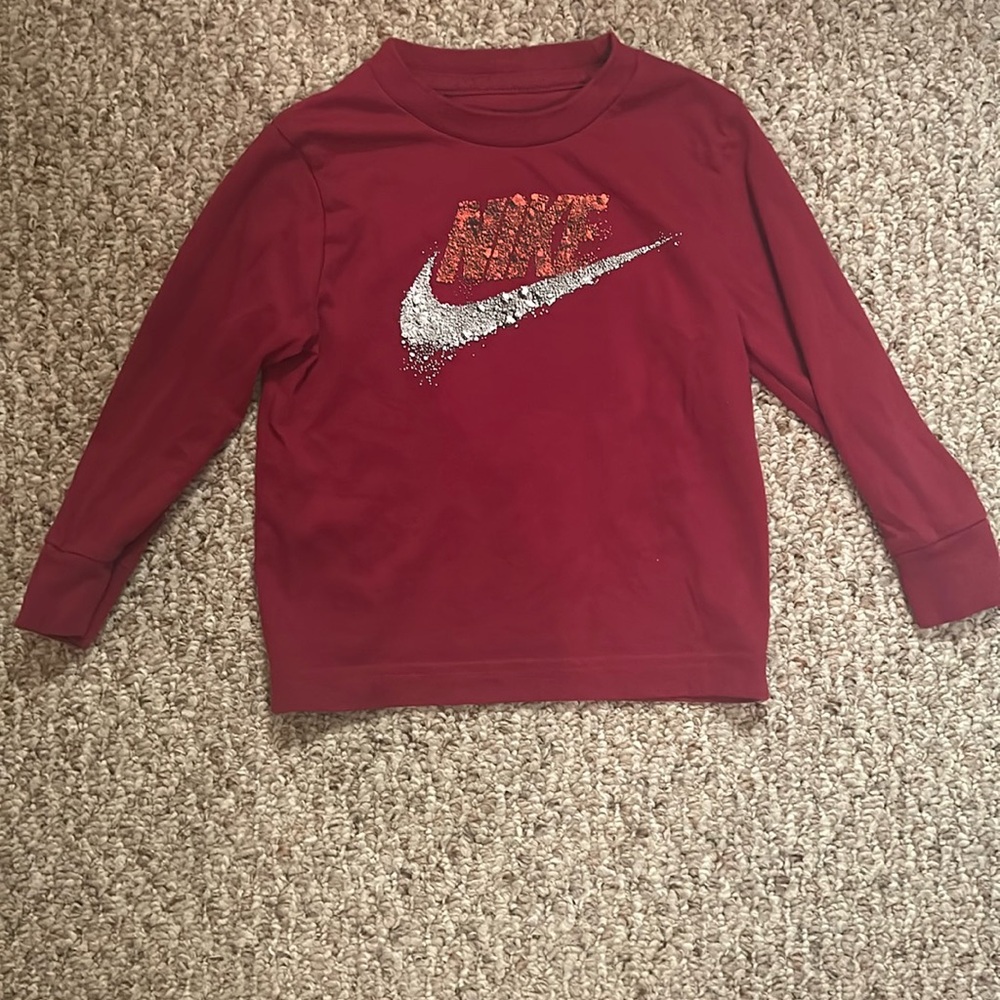 Nike Long-Sleeve T-Shirt- Size 2T Toddler Boys